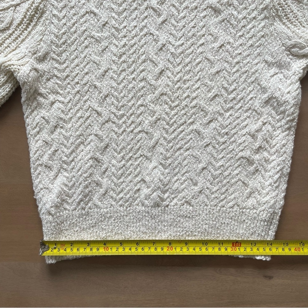 Free People Cream Cable Knit Sweater - Picture 6 of 7